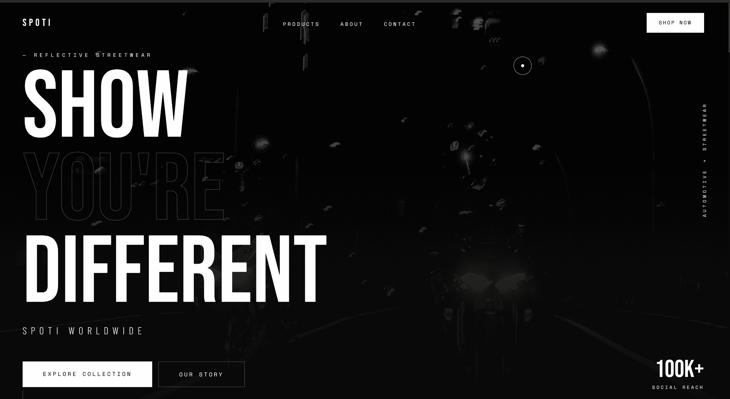 Spoti World Wide ~ Landing Page